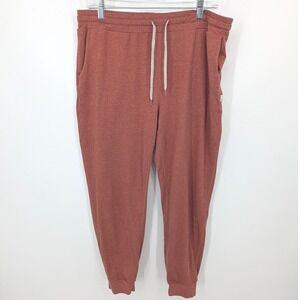 Vuori Rust Red Track Joggers